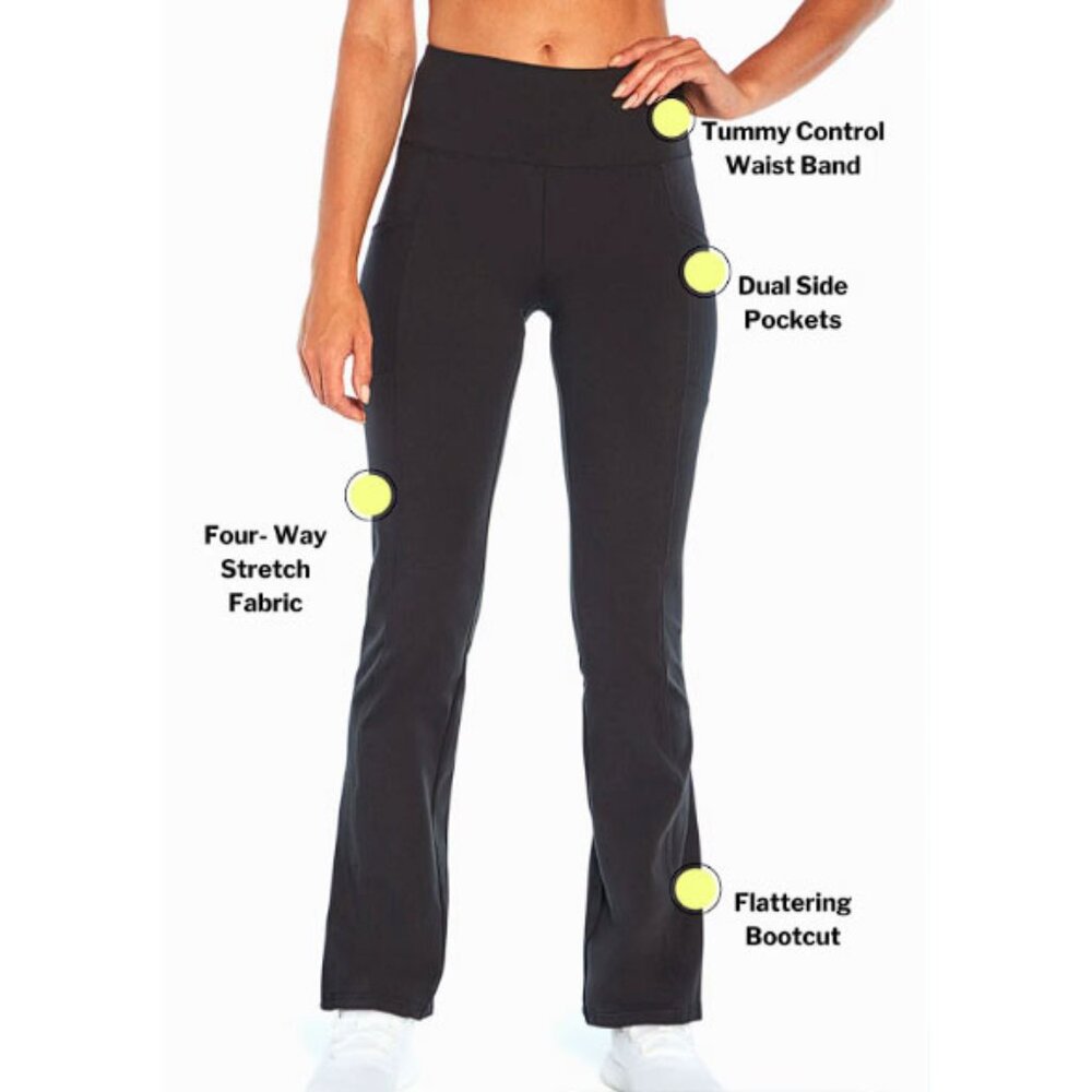 Marika Eclipse Side Pocket Tummy Control Yoga Pant